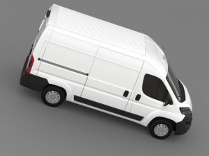 peugeot boxer van l2h2 2014 Model 3D