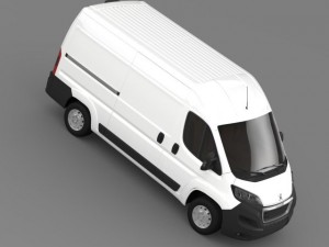 peugeot boxer van l2h2 2014 Model 3D