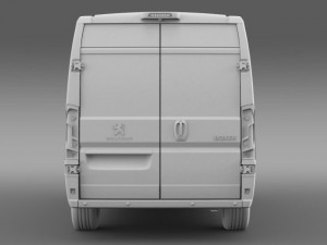 peugeot boxer van l2h2 2014 Model 3D