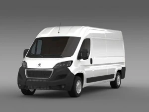 peugeot boxer van l3h2 2014 3D Model