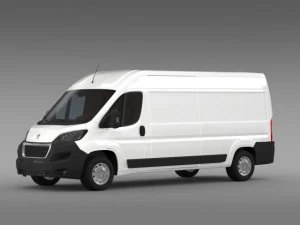 peugeot boxer van l3h2 2014 3D Model