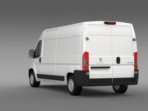 peugeot boxer van l3h2 2014 3D Model