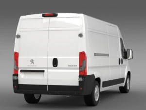 peugeot boxer van l3h2 2014 3D Model