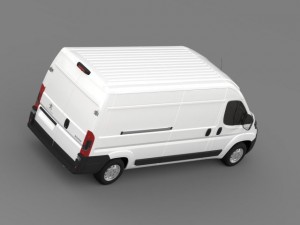 peugeot boxer van l3h2 2014 3D Model