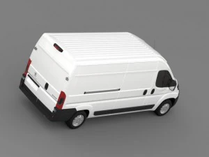 peugeot boxer van l3h2 2014 3D Model