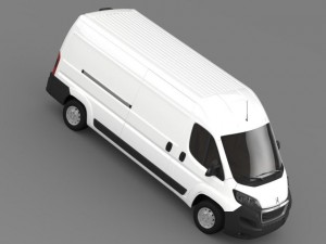 peugeot boxer van l3h2 2014 3D Model