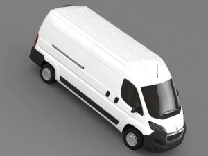 peugeot boxer van l3h2 2014 3D Model