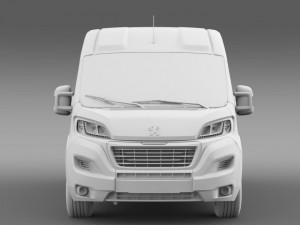 peugeot boxer van l3h2 2014 3D Model