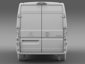 peugeot boxer van l3h2 2014 3D Model