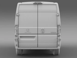 peugeot boxer van l3h2 2014 3D Model
