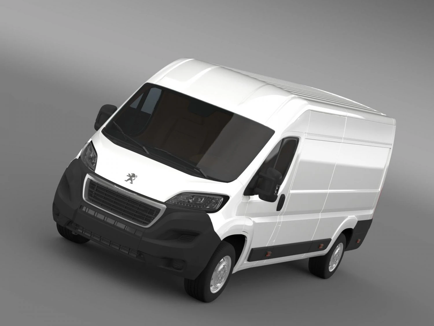 peugeot boxer van l4h2 2014 3D Model .c4d .max .obj .3ds .fbx .stl .blend 