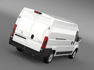 peugeot boxer van l4h2 2014 3Dモデル
