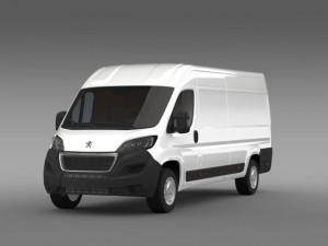 peugeot boxer van l4h2 2014 3Dモデル