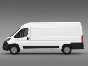 peugeot boxer van l4h2 2014 3D Model