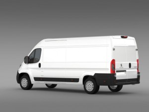 peugeot boxer van l4h2 2014 3Dモデル