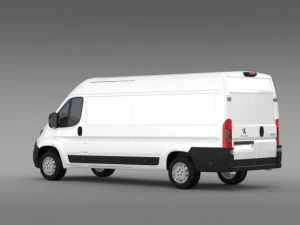 peugeot boxer van l4h2 2014 3D Model