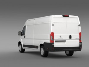 peugeot boxer van l4h2 2014 3Dモデル