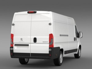 peugeot boxer van l4h2 2014 3Dモデル