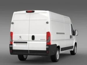 peugeot boxer van l4h2 2014 3D Model
