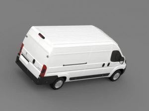 peugeot boxer van l4h2 2014 3D Model