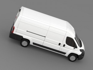 peugeot boxer van l4h2 2014 3Dモデル