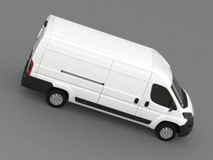 peugeot boxer van l4h2 2014 3D Model