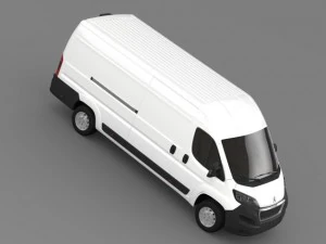 peugeot boxer van l4h2 2014 3D Model