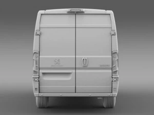 peugeot boxer van l4h2 2014 3D Model