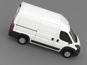 peugeot manager furgon l2h2 2014 3D Model
