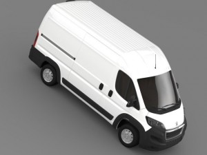 peugeot manager furgon l2h2 2014 3D Model