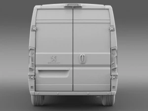 peugeot manager furgon l2h2 2014 3D Model
