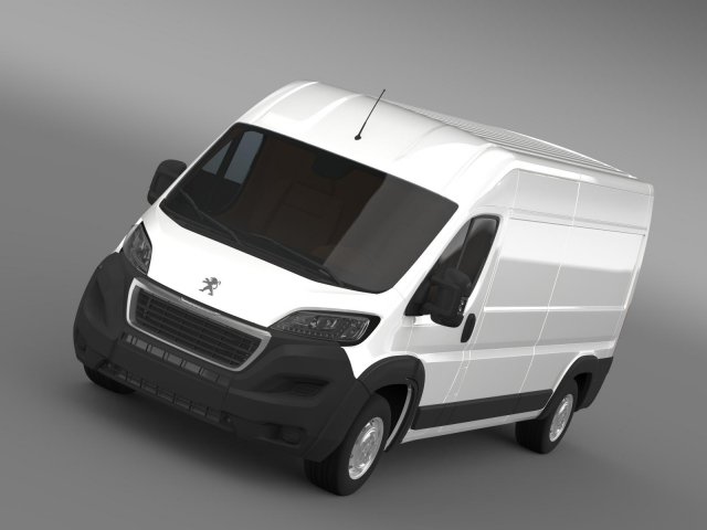 peugeot manager furgon l3h2 2014 Modello 3D .c4d .max .obj .3ds .fbx .stl .blend 