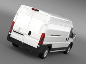 peugeot manager furgon l3h2 2014 Modello 3D