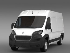peugeot manager furgon l3h2 2014 Modello 3D
