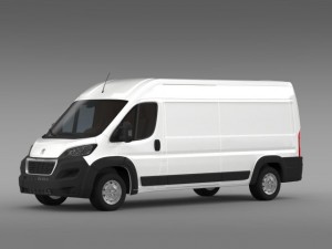 peugeot manager furgon l3h2 2014 Modello 3D