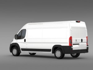 peugeot manager furgon l3h2 2014 Modello 3D