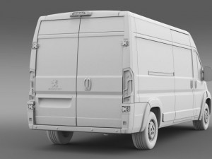 peugeot manager furgon l3h2 2014 Modello 3D