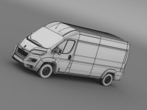 peugeot manager furgon l3h2 2014 Modello 3D