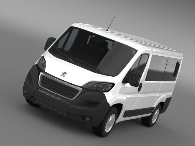 peugeot boxer l1h1 2014 Modèle 3D .c4d .max .obj .3ds .fbx .stl .blend 