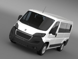 peugeot boxer l1h1 2014 3Dモデル