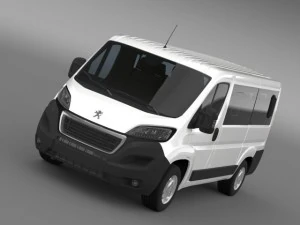 peugeot boxer l1h1 2014 Modelo 3D