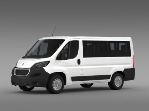 peugeot boxer l1h1 2014 Modèle 3D