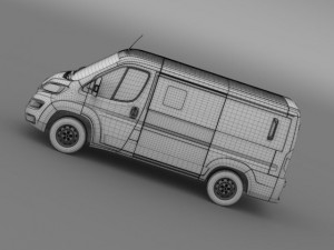 peugeot boxer l1h1 2014 Modèle 3D