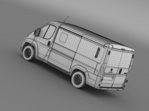 peugeot boxer l1h1 2014 Modèle 3D