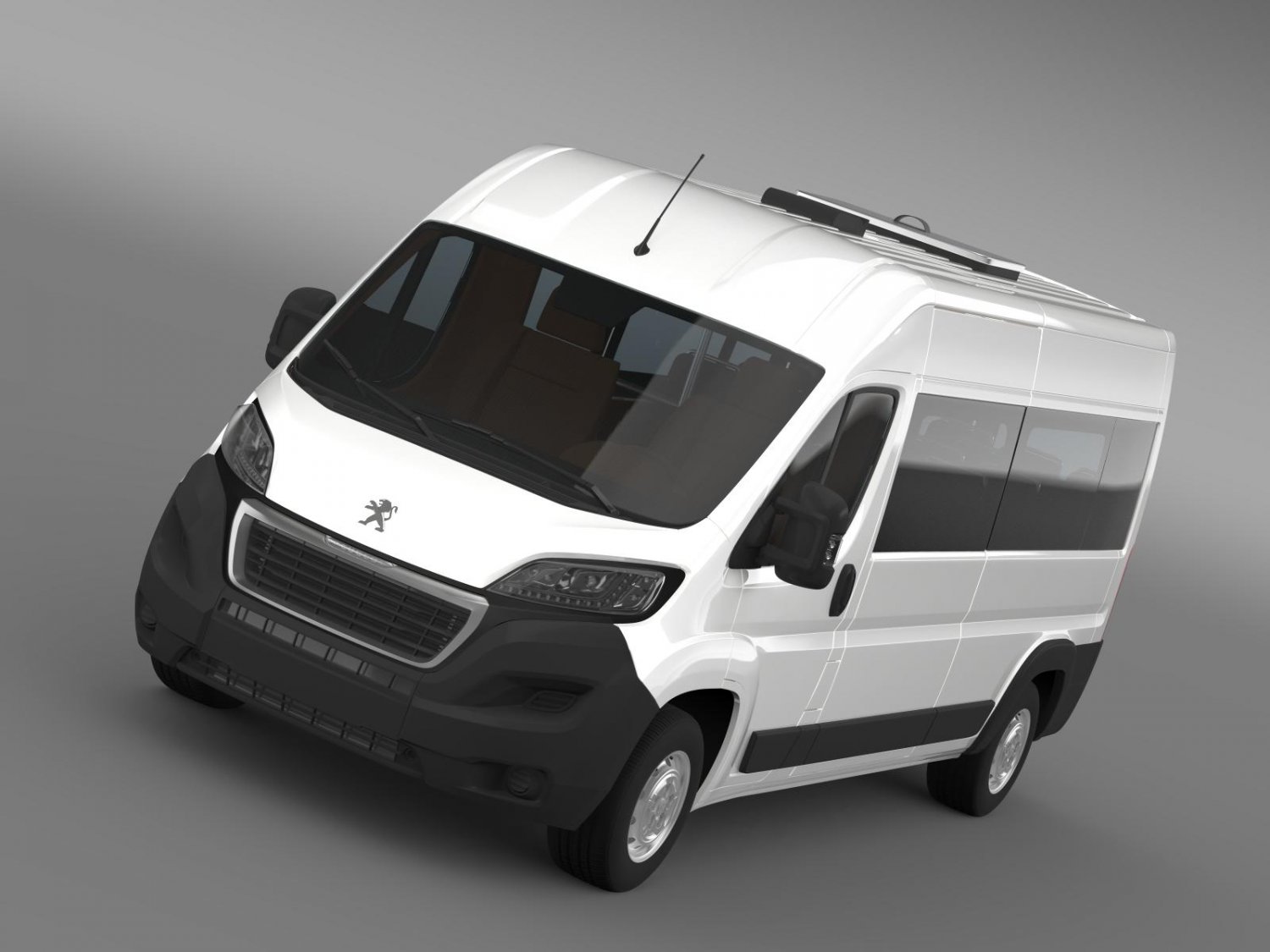 Minibus 3D Model in Bus 3DExport