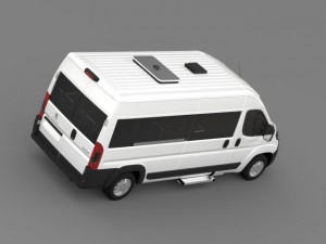 peugeot boxer minibus 2014 3D 模型