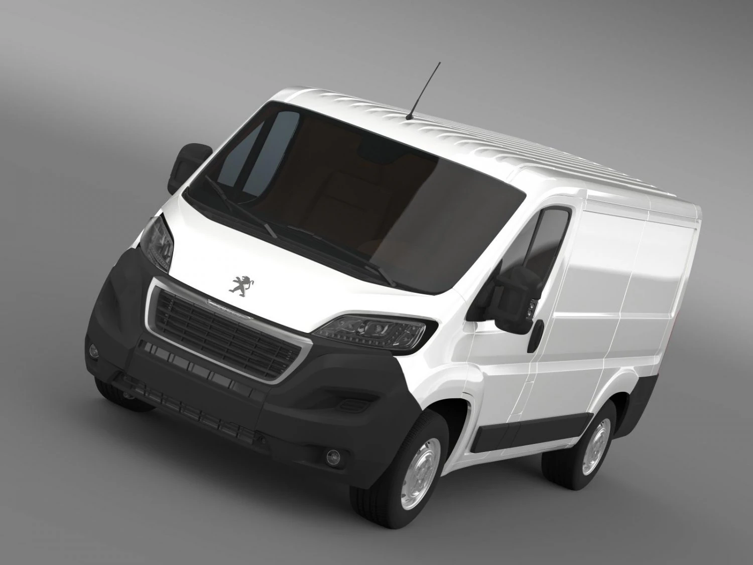 peugeot boxer van l1h1 2014 3D Model .c4d .max .obj .3ds .fbx .stl .blend