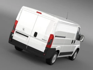 peugeot boxer van  l1h1 2014 3D Model
