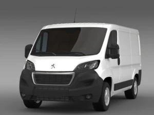 peugeot boxer van  l1h1 2014 3D Model