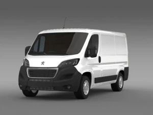 peugeot boxer van  l1h1 2014 3D Model